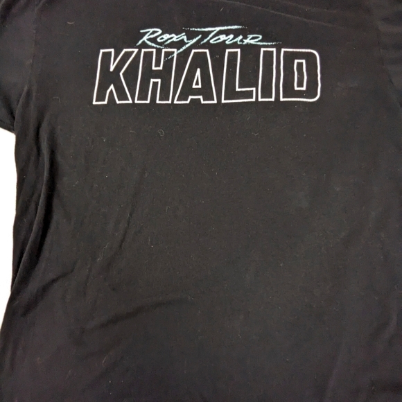 Khalid Roxy Tour 2017-18 Concert Tee - Locations on back XL - Picture 1 of 5